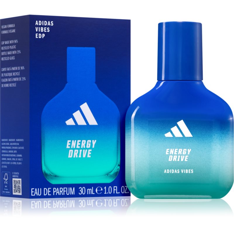 Adidas Vibes Energy Drive Eau de Parfum unisex 30 ml