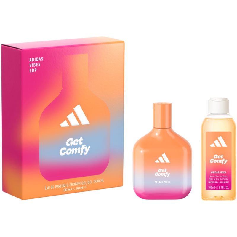 Фото - Гель для душу Adidas Vibes Get Comfy zestaw upominkowy do ciała unisex 