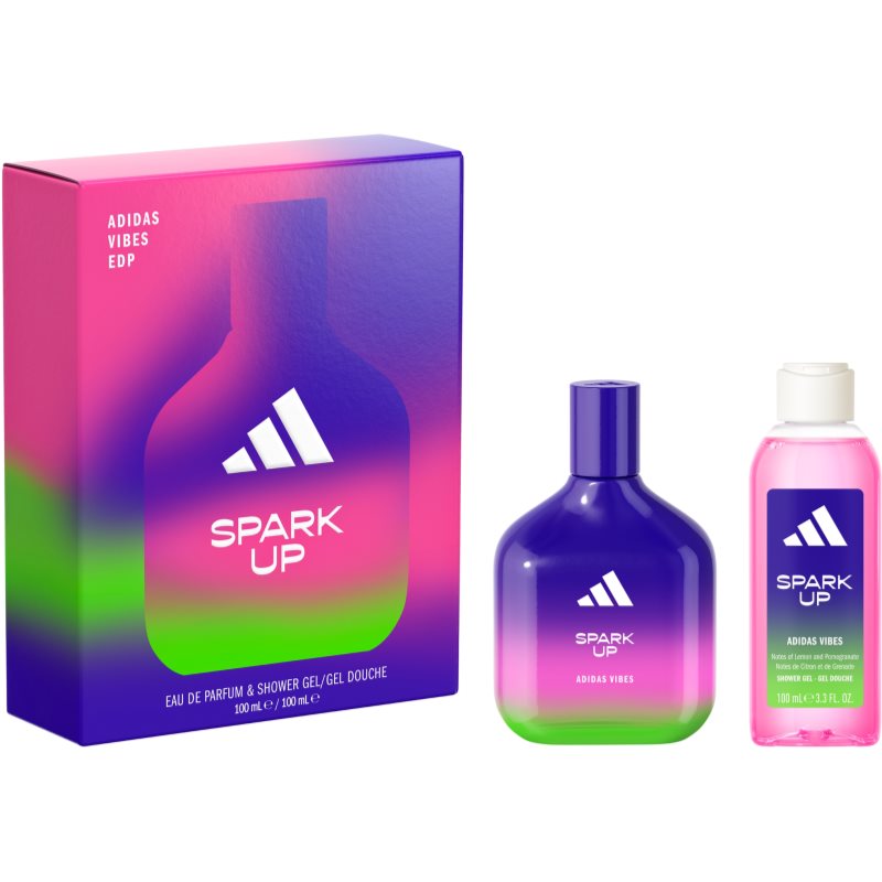 Фото - Гель для душу Adidas Vibes Spark Up zestaw upominkowy do ciała unisex 