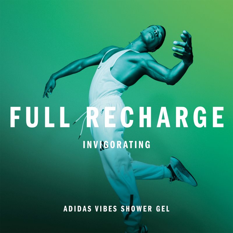 Adidas Vibes Full Recharge sprchový gel unisex 400 ml (obrázek 4)