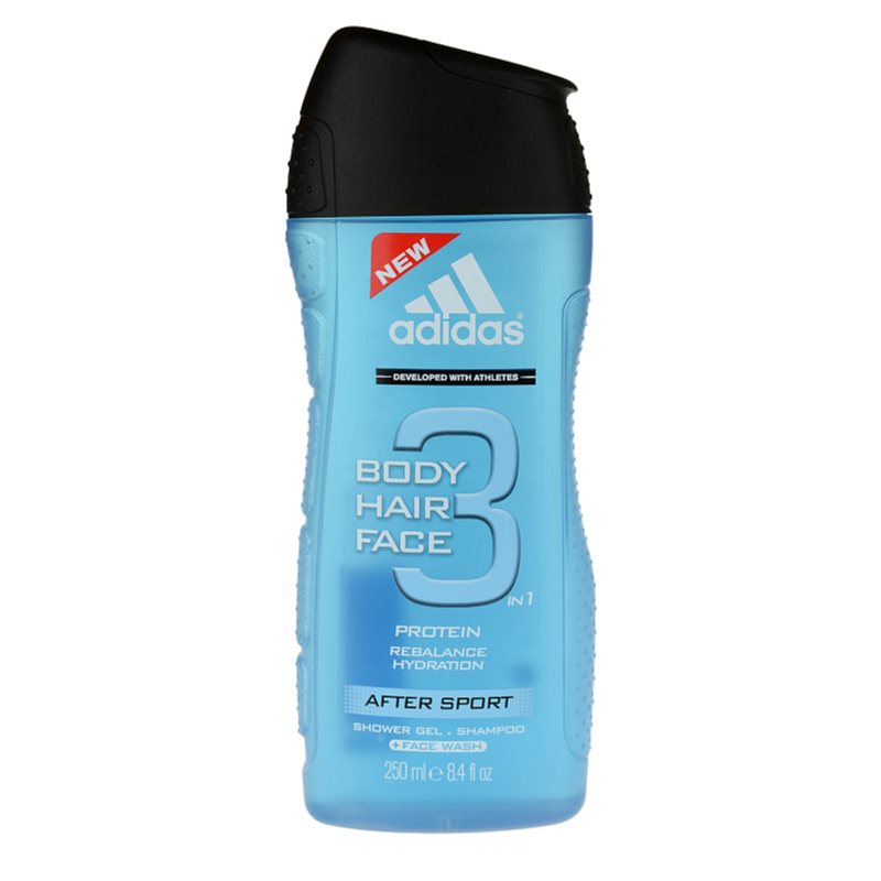 Adidas 3 After Sport gel za prhanje za moške 250 ml