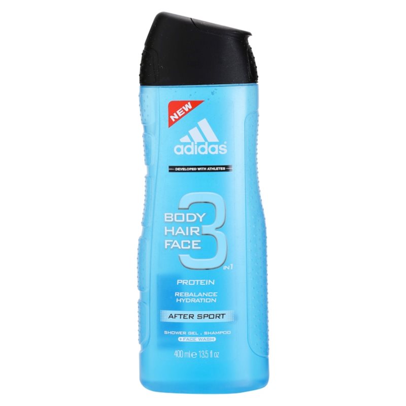 Adidas 3 After Sport gel za prhanje za moške 400 ml