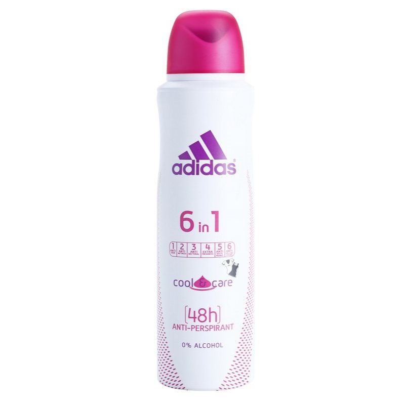 Adidas Cool & Care 6 in 1 antiperspirant v spreji pre ženy 150 ml
