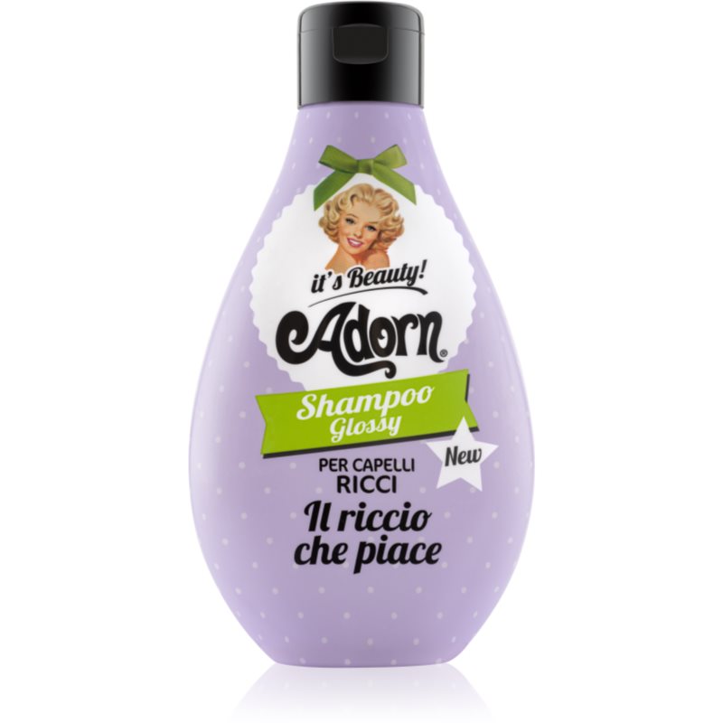 Adorn Glossy Shampoo šampon pro kudrnaté a vlnité vlasy pro lesk vlnitých a kudrnatých vlasů Shampoo Glossy 250 ml