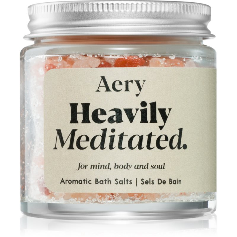 Aery Aromatherapy Heavily Meditated soľ do kúpeľa 120 g