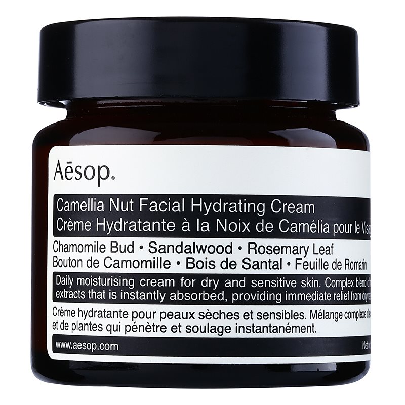 

Aēsop Skin Camellia Nut поживний зволожуючий крем для сухої та чутливої шкіри