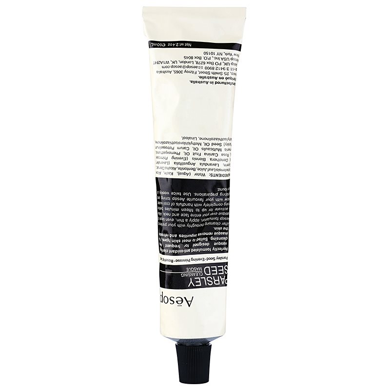 

Aēsop Skin Parsley Seed глибоко очищуюча маска для обличчя