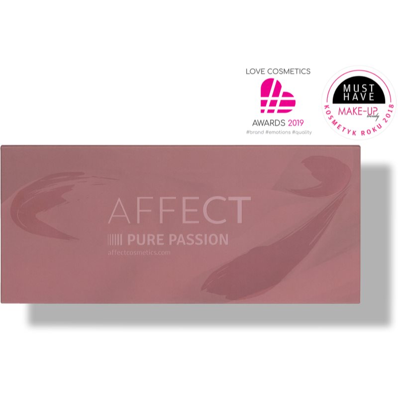 Affect Pressed Eyeshadow Palette Palette De Fards à Paupières Teinte Pure Passion 10x2 G