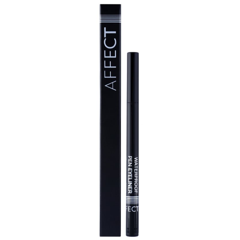 Affect Intense Colour Waterproof Pen Eyeliner водостійка підводка для очей відтінок Black 1,2 гр