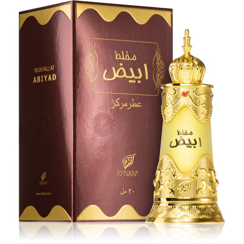 Afnan Mukhallat Abiyad Perfumed Oil Unisex 20 Ml