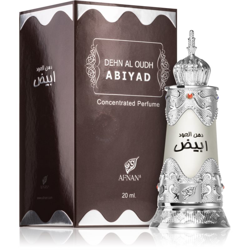 Afnan Dehn Al Oudh Abiyad Perfumed Oil Unisex 20 Ml