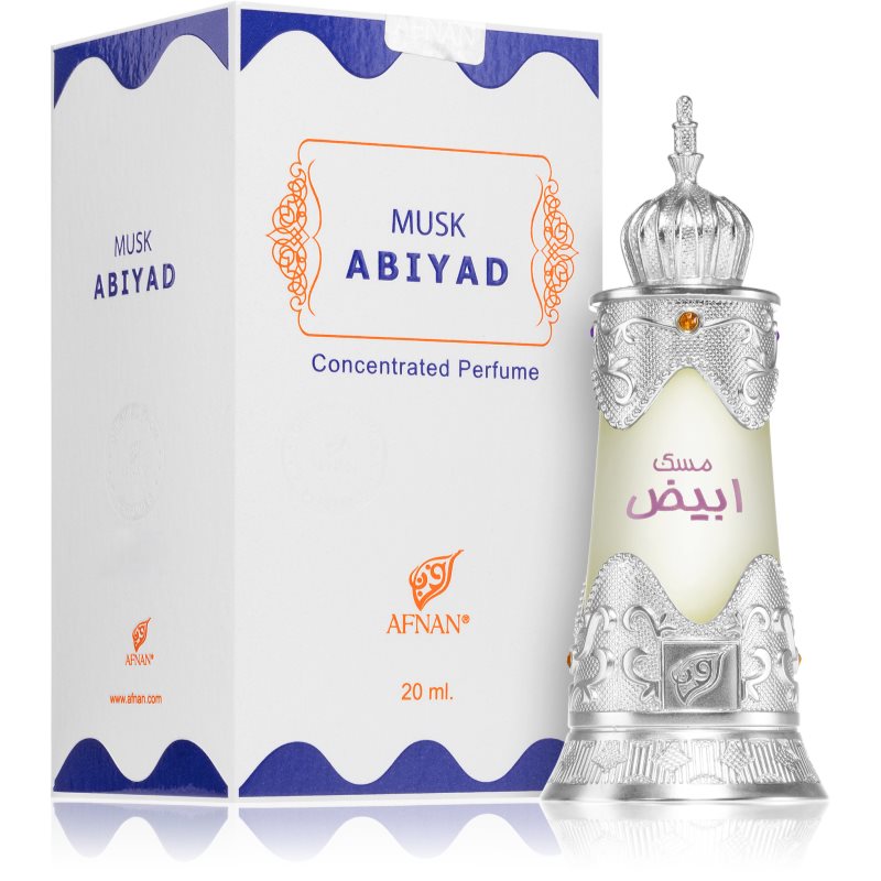Afnan Musk Abiyad Perfumed Oil Unisex 20 Ml