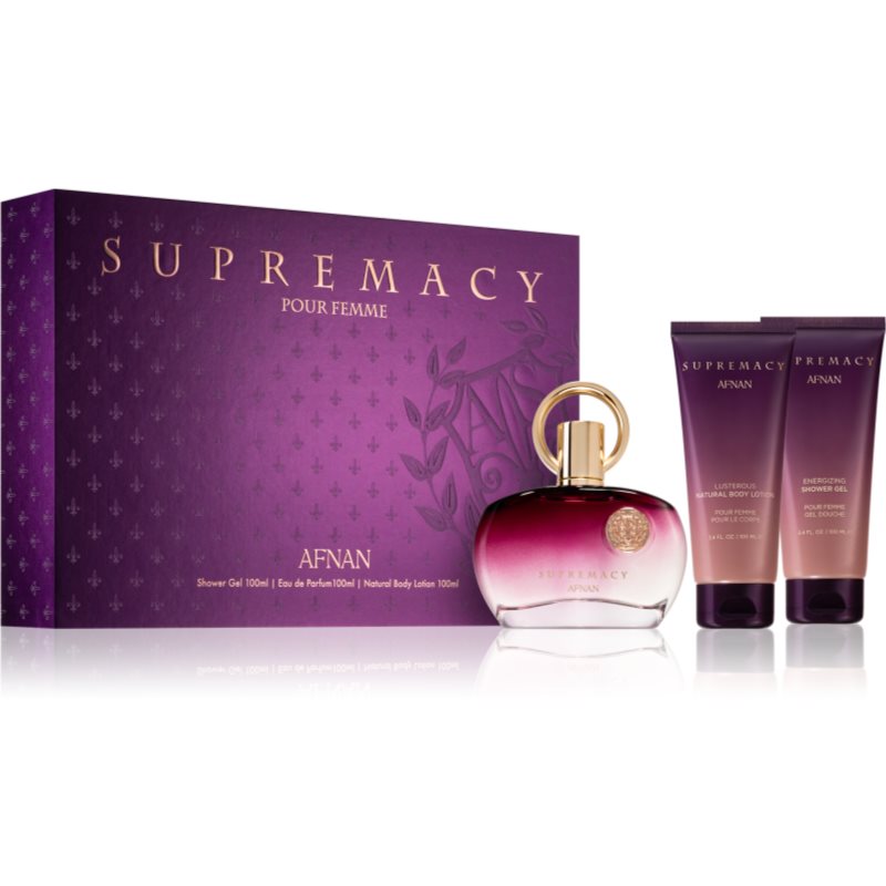 Afnan Supremacy Pour Femme Purple darčeková sada pre ženy