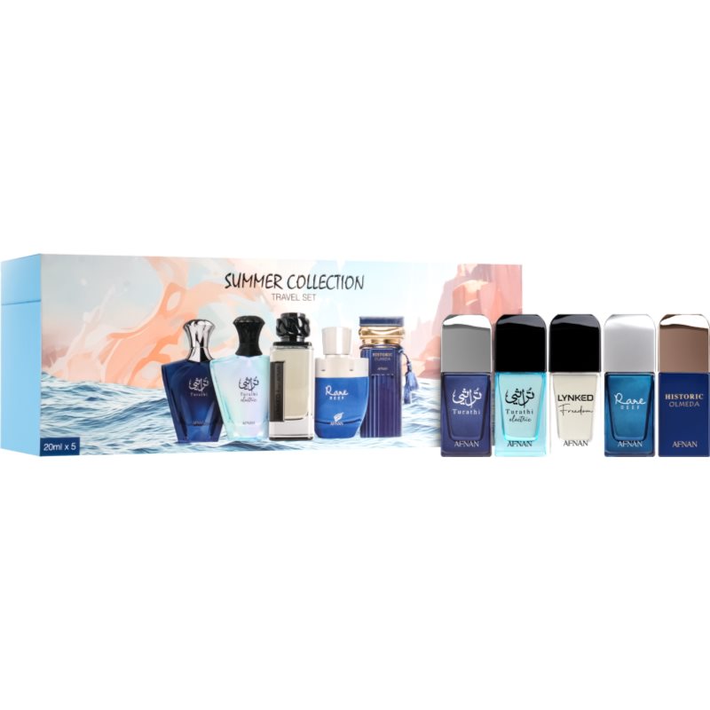 Afnan Summer Collection Travel Set gift set for men