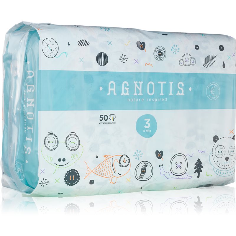 Agnotis Baby Diapers No 3 eldobható pelenkák 4-9 kg 50 db