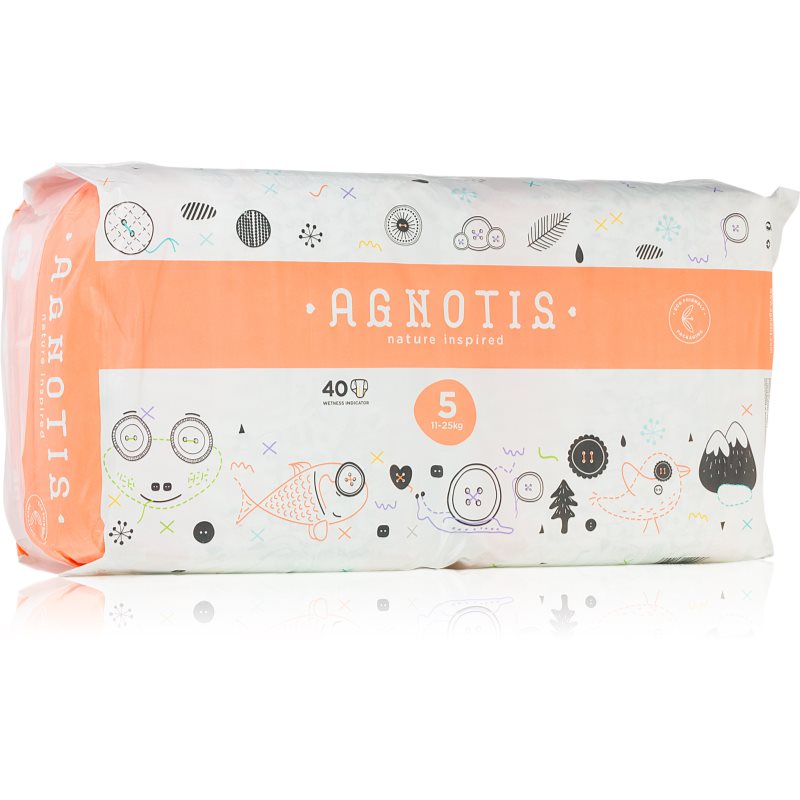 Agnotis Baby Diapers No 5 eldobható pelenkák 11-25 kg 40 db