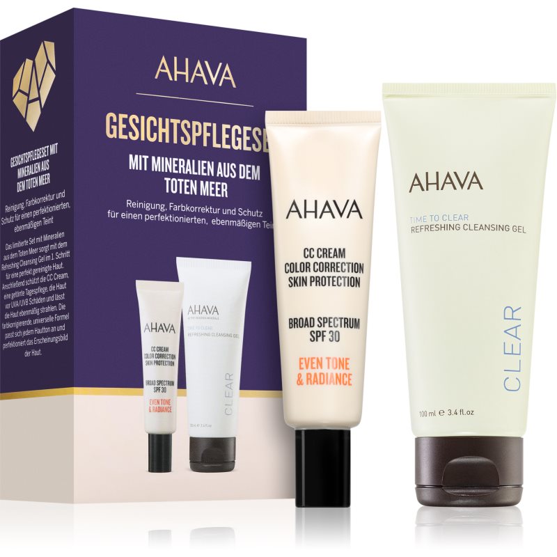 AHAVA Face Care darčeková sada pre rozjasnenie a hydratáciu