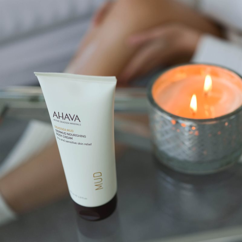 AHAVA Dead Sea Mud Nourishing Body Cream For Dry And Sensitive Skin 200 Ml