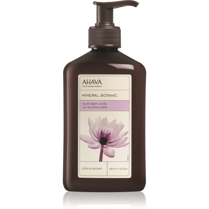 

AHAVA Mineral Botanic Lotus & Chestnut вельветовий крем для тіла лотос та каштан