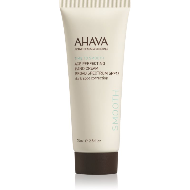 

AHAVA Time To Smooth омолоджуючий крем для рук проти пігментних плям SPF 15