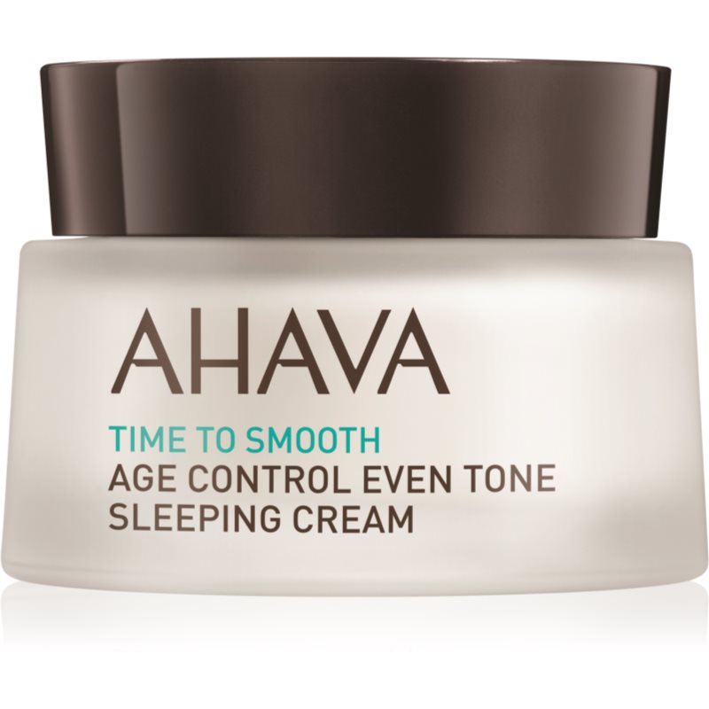 AHAVA Time To Smooth élénkítő éjszakai krém a bőröregedés első jeleinek eltüntetésére 50 ml