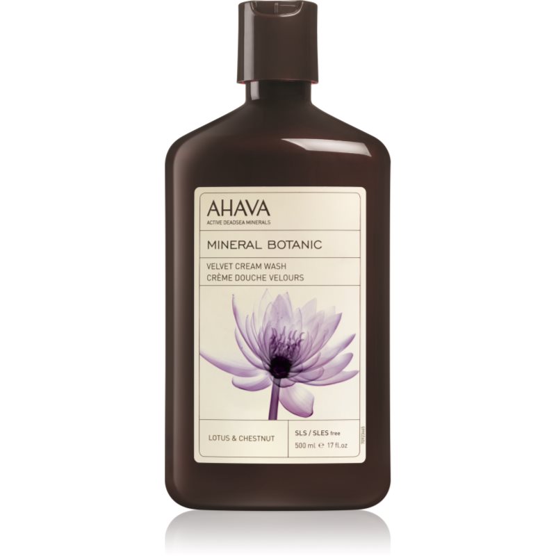 

Ahava Mineral Botanic Lotus & Chestnut шовковистий крем для душу лотос та каштан