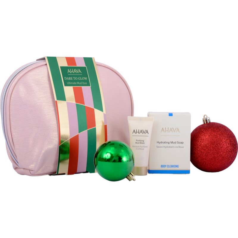Thumbnail - AHAVA Dare to Glow Ultimate Mud Duo Geschenkset für Körper und Gesicht