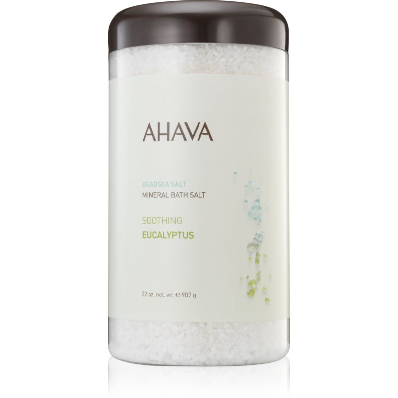 AHAVA Dead Sea Salt Soothing Eucalyptus минерална сол от Мъртво море за баня 907 гр.