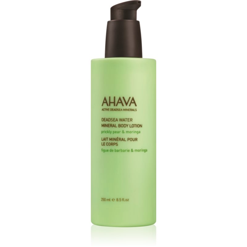 

AHAVA Dead Sea Water Prickly Pear & Moringa мінеральне молочно для тіла опунція та моринга