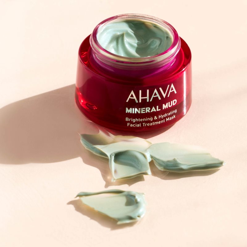 AHAVA Mineral Mud оствітлююча маска для шкіри обличчя зі зволожуючим ефектом 50 мл