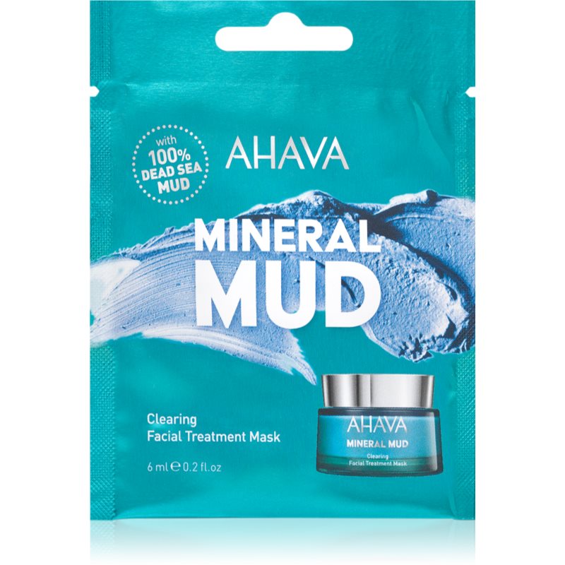 AHAVA Mineral Mud очищаюча грязьова маска для жирної та проблемної шкіри 6 мл