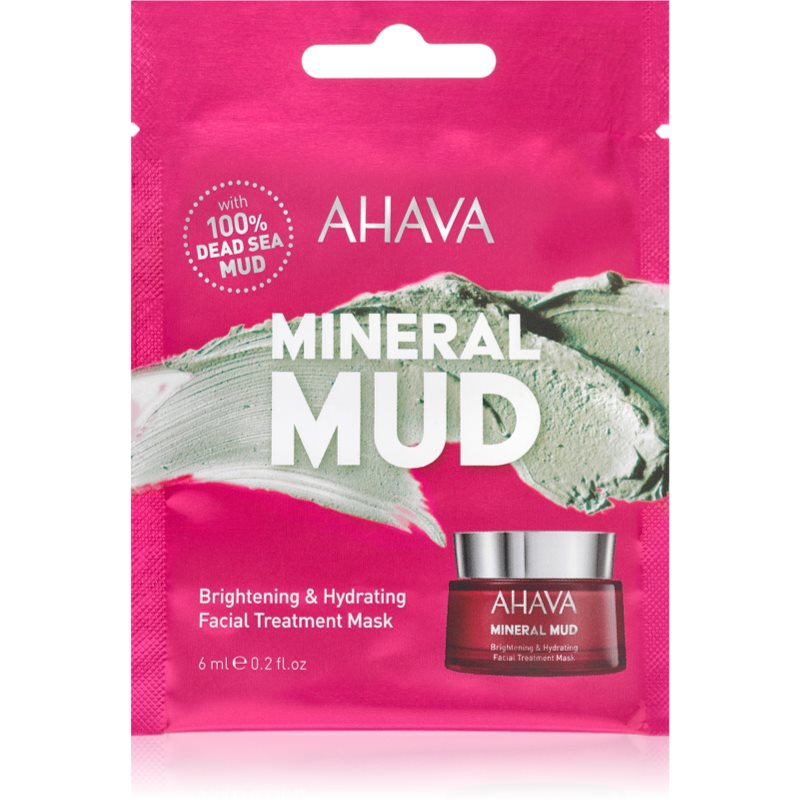 AHAVA Mineral Mud élénkítő arcmaszk hidratáló hatással 6 ml