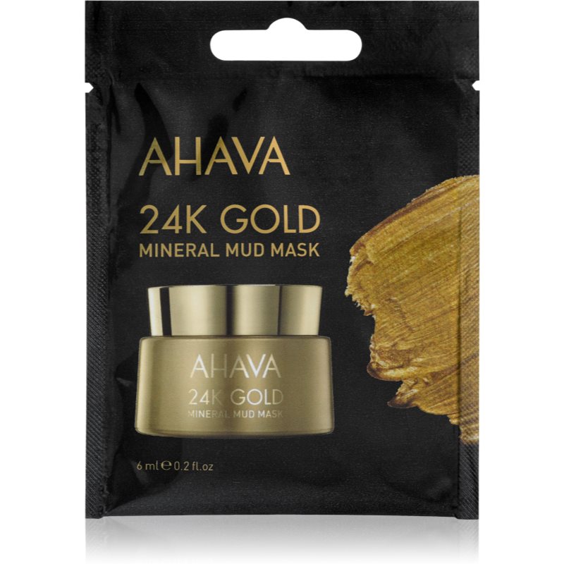 Ahava Mineral Mud 24K Gold ásványi iszap maszk 24 karátos arannyal 6 ml