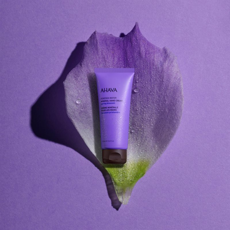 AHAVA Dead Sea Water Spring Blossom minerální krém na ruce 100 ml (obrázek 3)