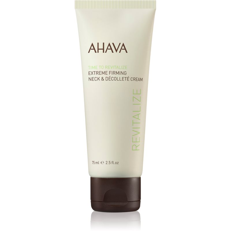 

AHAVA Time To Revitalize зміцнюючий крем для шиї та зони декольте
