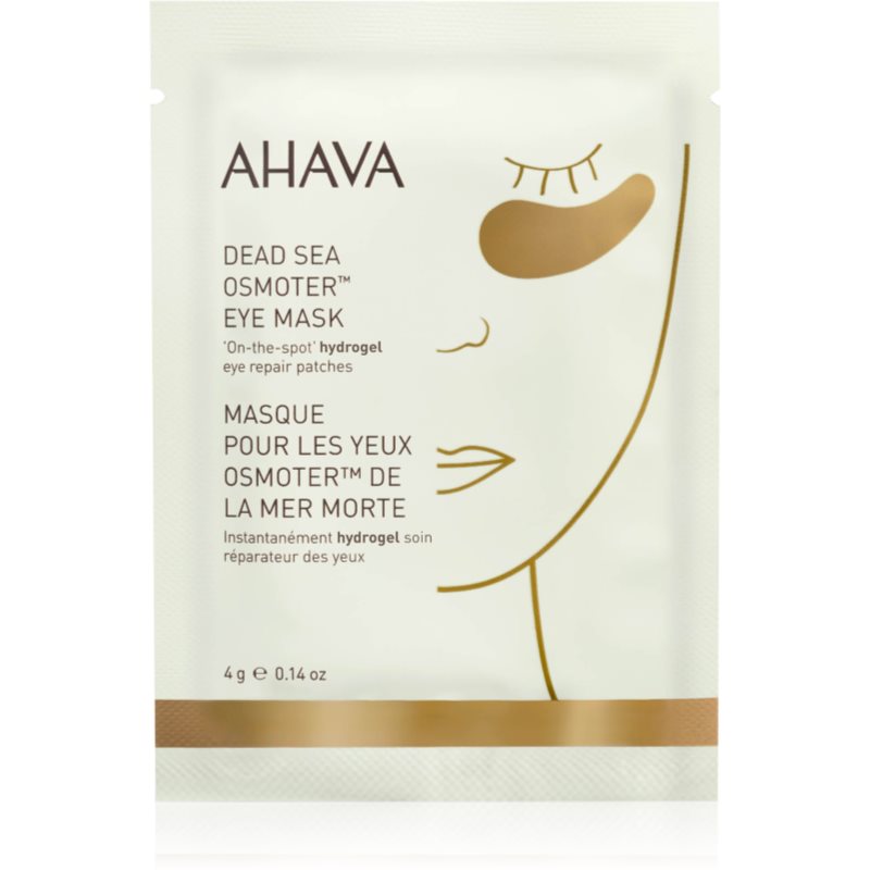 Ahava AHAVA Dead Sea Osmoter Hydrogel ögonmask för lyster och återfuktning 4 g female