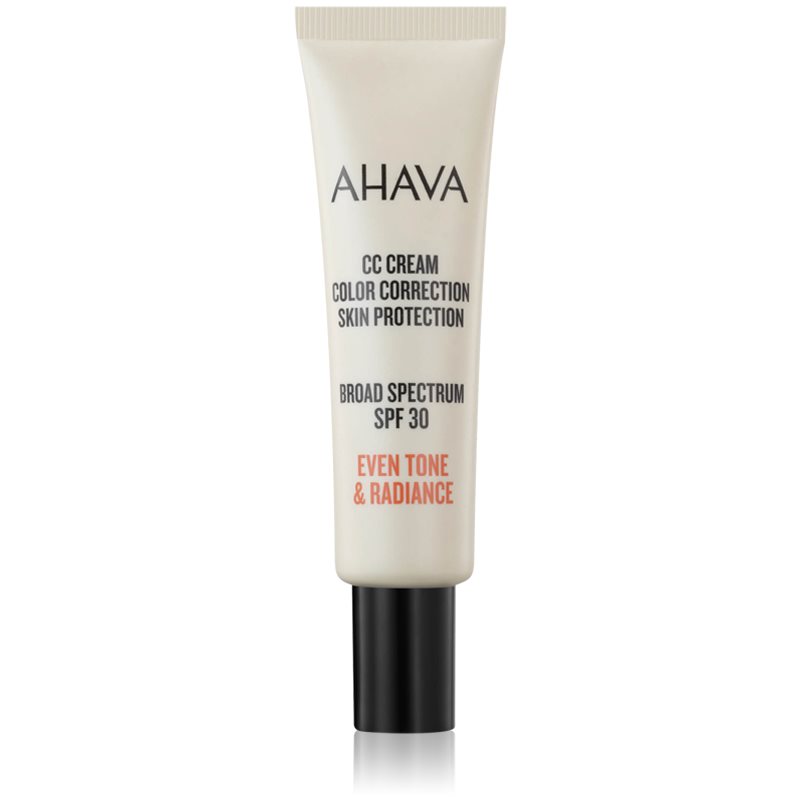 AHAVA CC Cream Color Correction CC krém pro sjednocení barevného tónu pleti SPF 30 30 ml