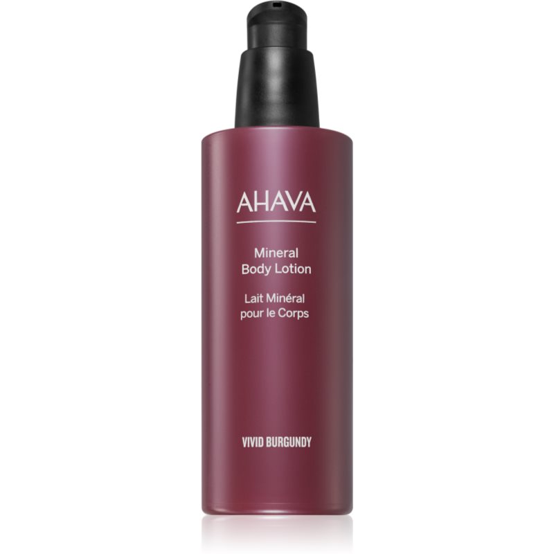 AHAVA Vivid Burgundy hydrating body lotion with Dead Sea minerals 250 ml
