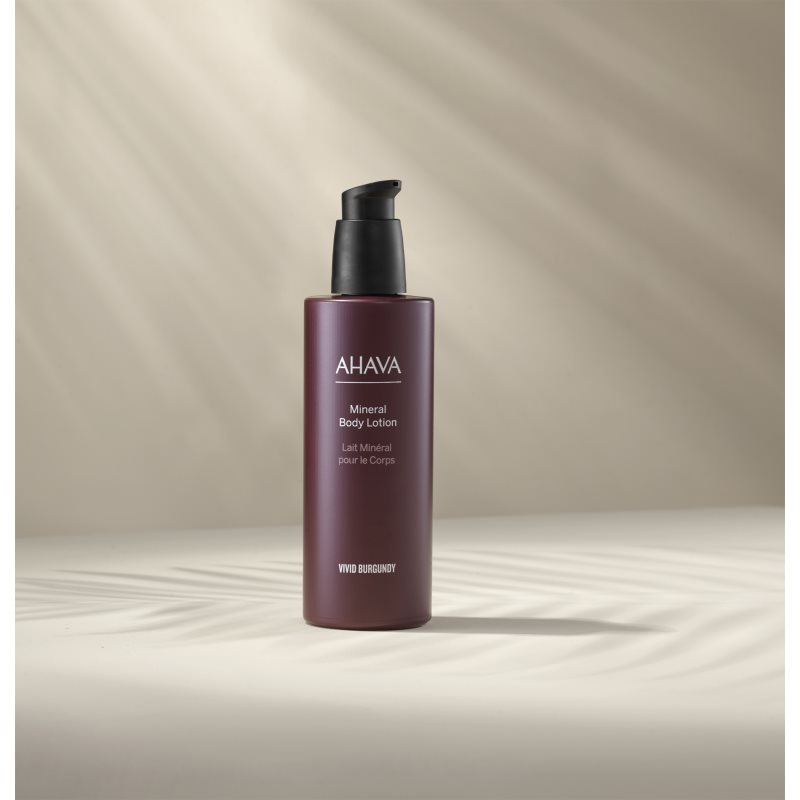 AHAVA Vivid Burgundy зволожуюче молочко для тіла з мінералами Мертвого моря 250 мл