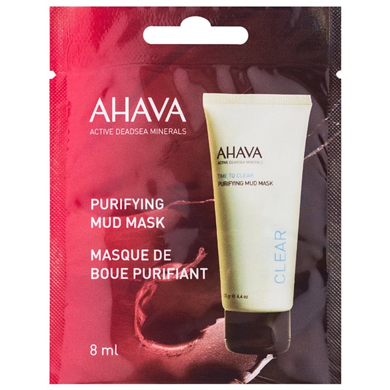 AHAVA Time To Clear reinigende Schlamm-Maske 8 ml