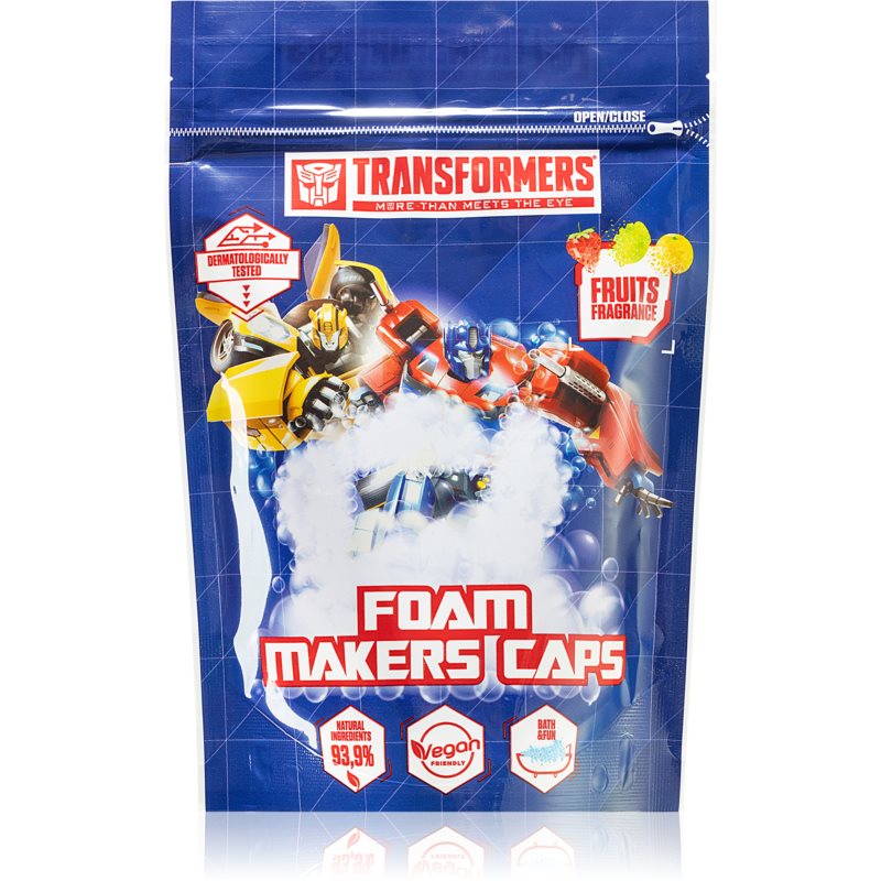 Air Val Transformers Foam Makers Caps vonios putos 6x20 g