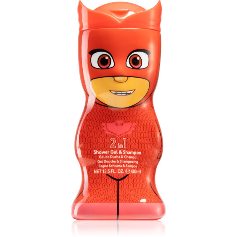 Air Val PJ Masks Owlette dušo želė ir šampūnas „du viename“ vaikams 400 ml