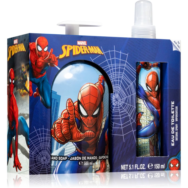 Air Val Spiderman Hand Soap & Eau deToilette Natural Spray dovanų rinkinys vaikams