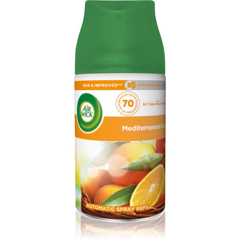 Air Wick Freshmatic Mediterranean Sun osvěžovač vzduchu náhradní náplň 250 ml