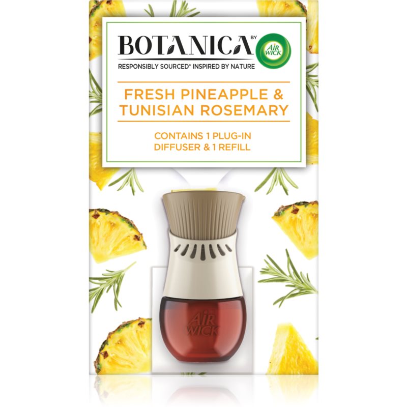 Air Wick Botanica Fresh Pineapple & Tunisian Rosemary elektrinis difuzorius 19 ml