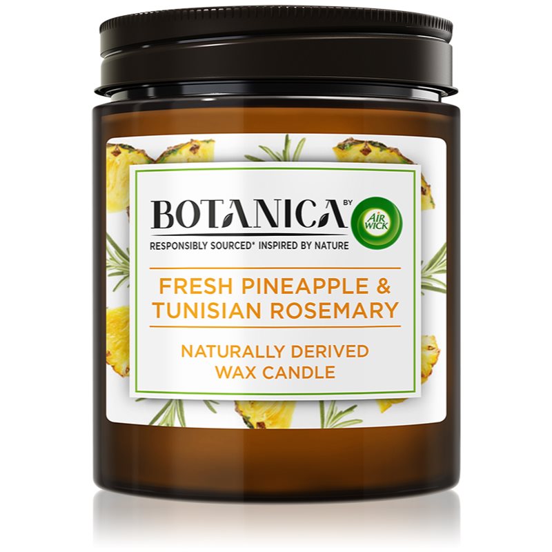Air Wick Botanica Fresh Pineapple & Tunisian Rosemary Aроматична свічка 205 гр