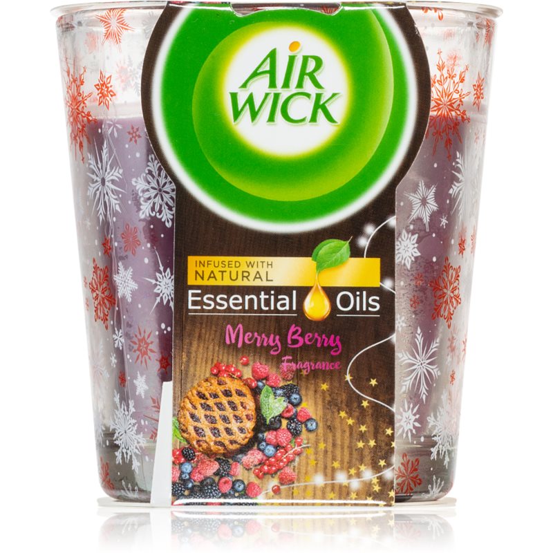 Air Wick Magic Winter Winter Berry Treat dišeča sveča 105 g