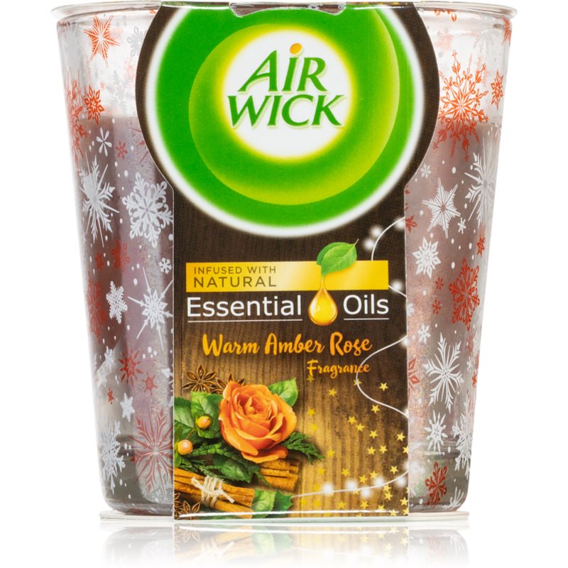 Air Wick Magic Winter Warm Amber Rose kvapioji žvakė 105 g