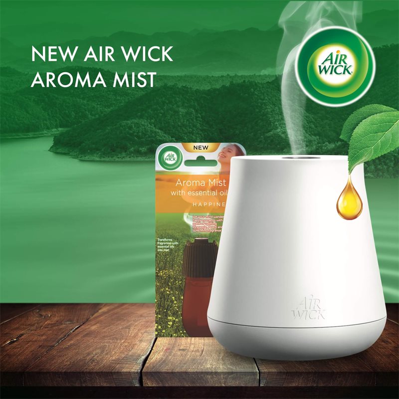Air Wick Aroma Mist Happiness Aroma Diffuser With Refill + Battery 20 Ml