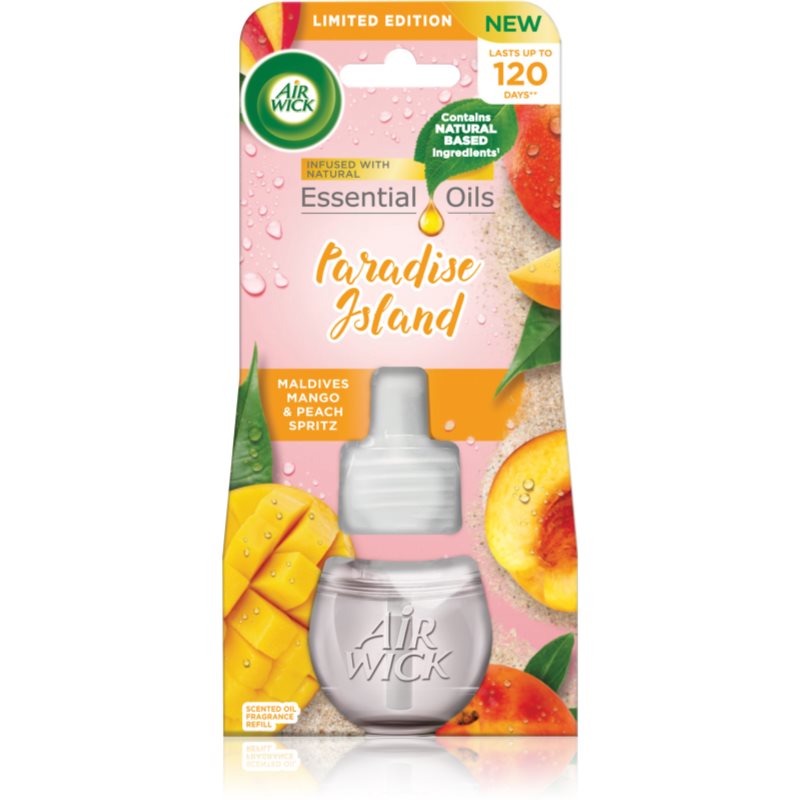 Air Wick Paradise Island Maldives Mango & Peach Spritz punjenje za aroma difuzer 19 ml